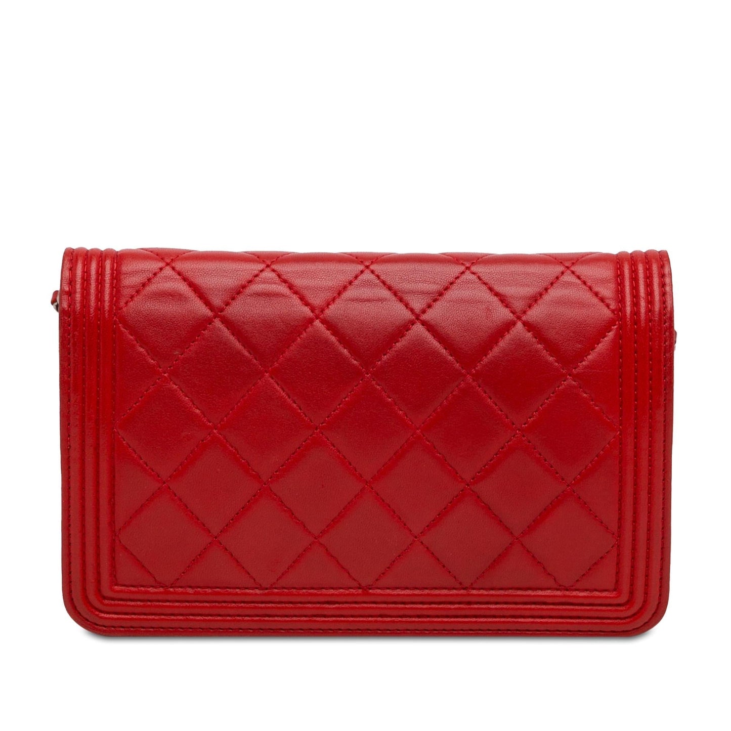 Chanel Lambskin Boy Wallet On Chain (SHG-WD2kyT) Crossbody