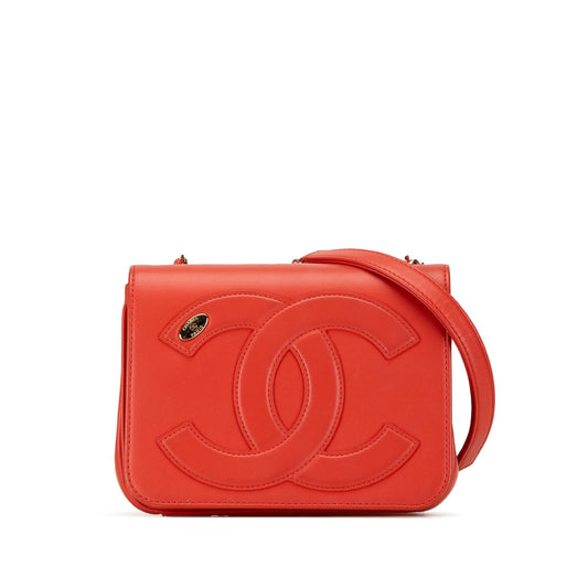 Chanel Lambskin CC Mania Flap (SHG-tji0DD) Crossbody