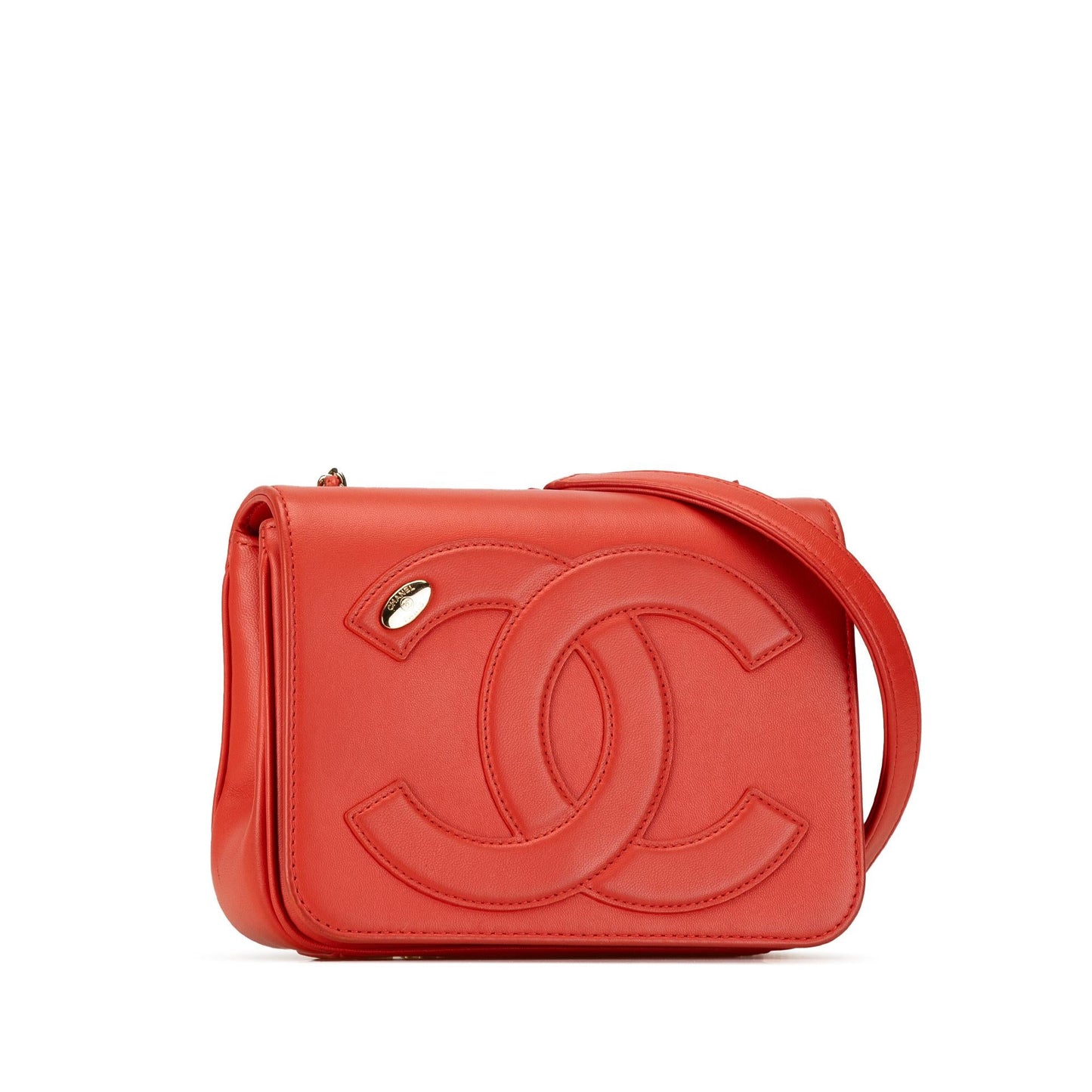 Chanel Lambskin CC Mania Flap (SHG-tji0DD) Crossbody