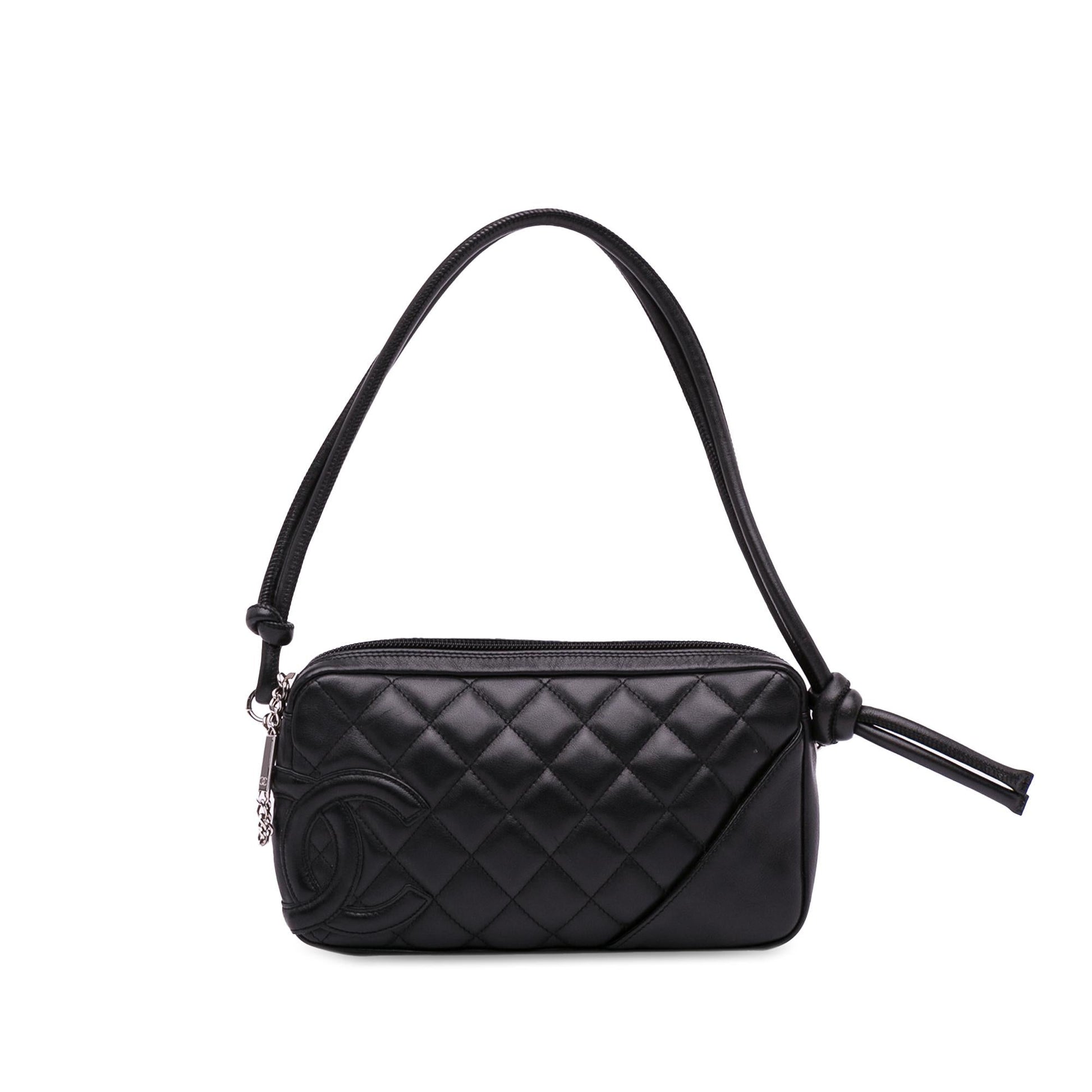 Chanel Lambskin Cambon Ligne Pochette (SHG-XtFtOk) Shoulder Bag