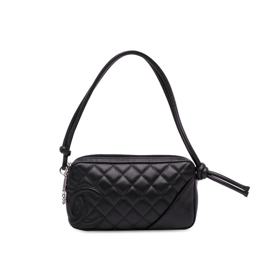 Chanel Lambskin Cambon Ligne Pochette (SHG-XtFtOk) Shoulder Bag