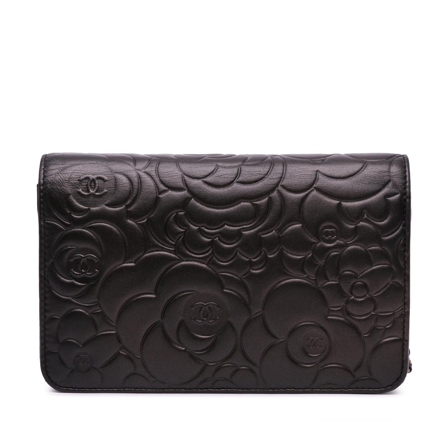 Chanel Lambskin Camellia Wallet On Chain (SHG-uwF0Rj) Crossbody