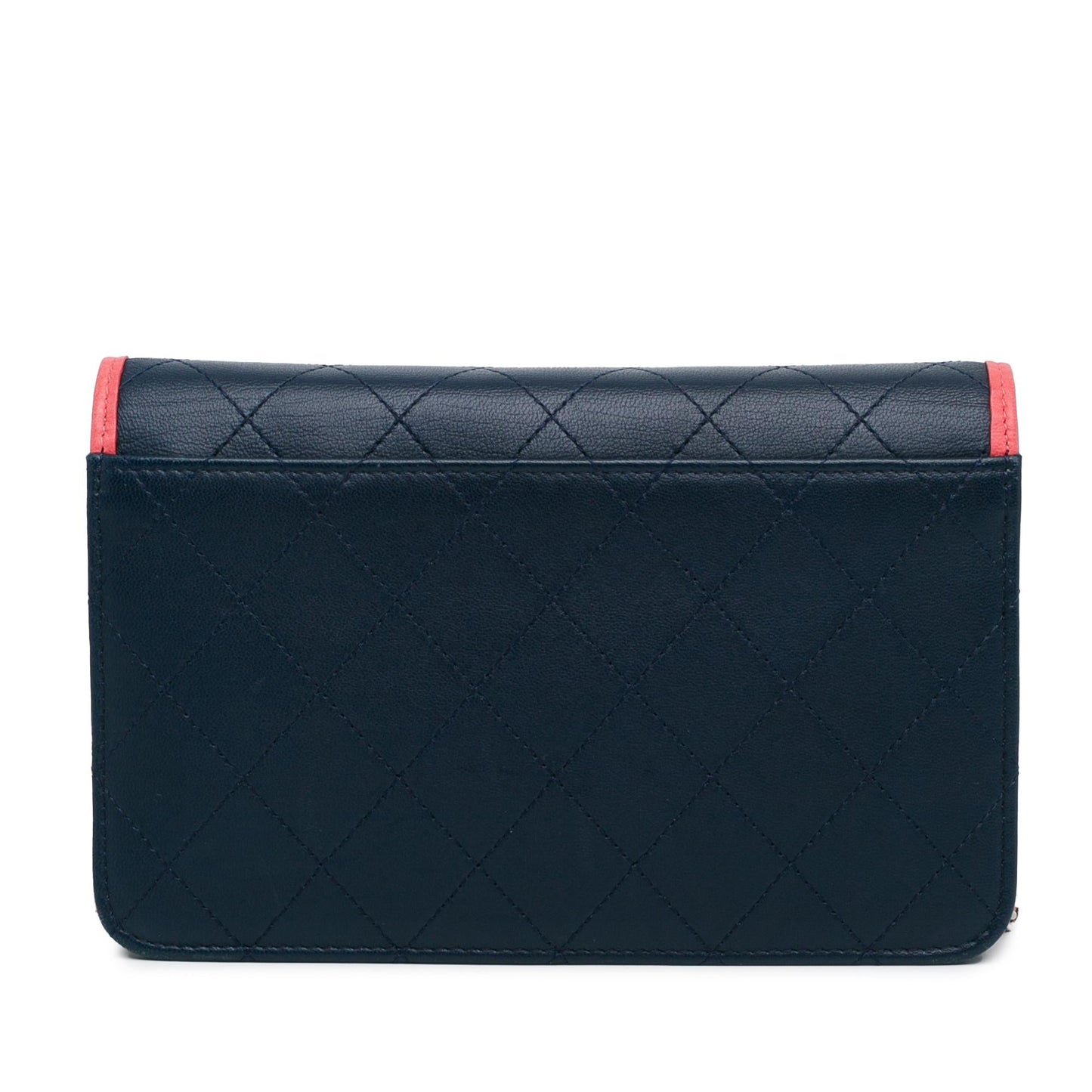 Chanel Lambskin Color Pop CC Wallet On Chain (SHG-pah7rE) Crossbody