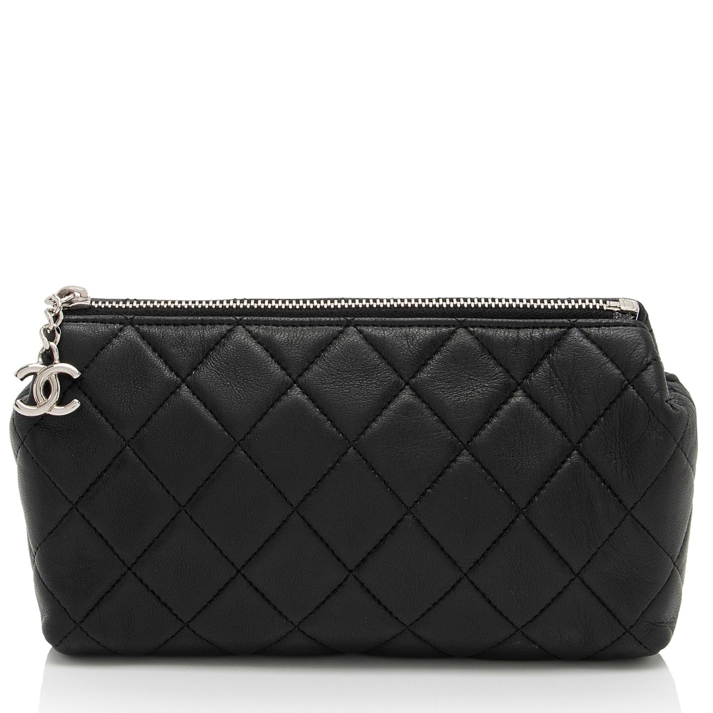 Chanel Lambskin Cosmetic Case (SHF-jmT8wS) Handbag