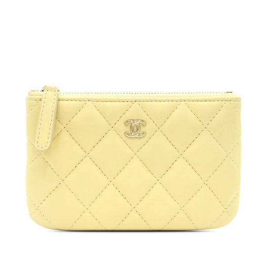 Chanel Lambskin Mini O Case Pouch (SHG-ubGuHV)
