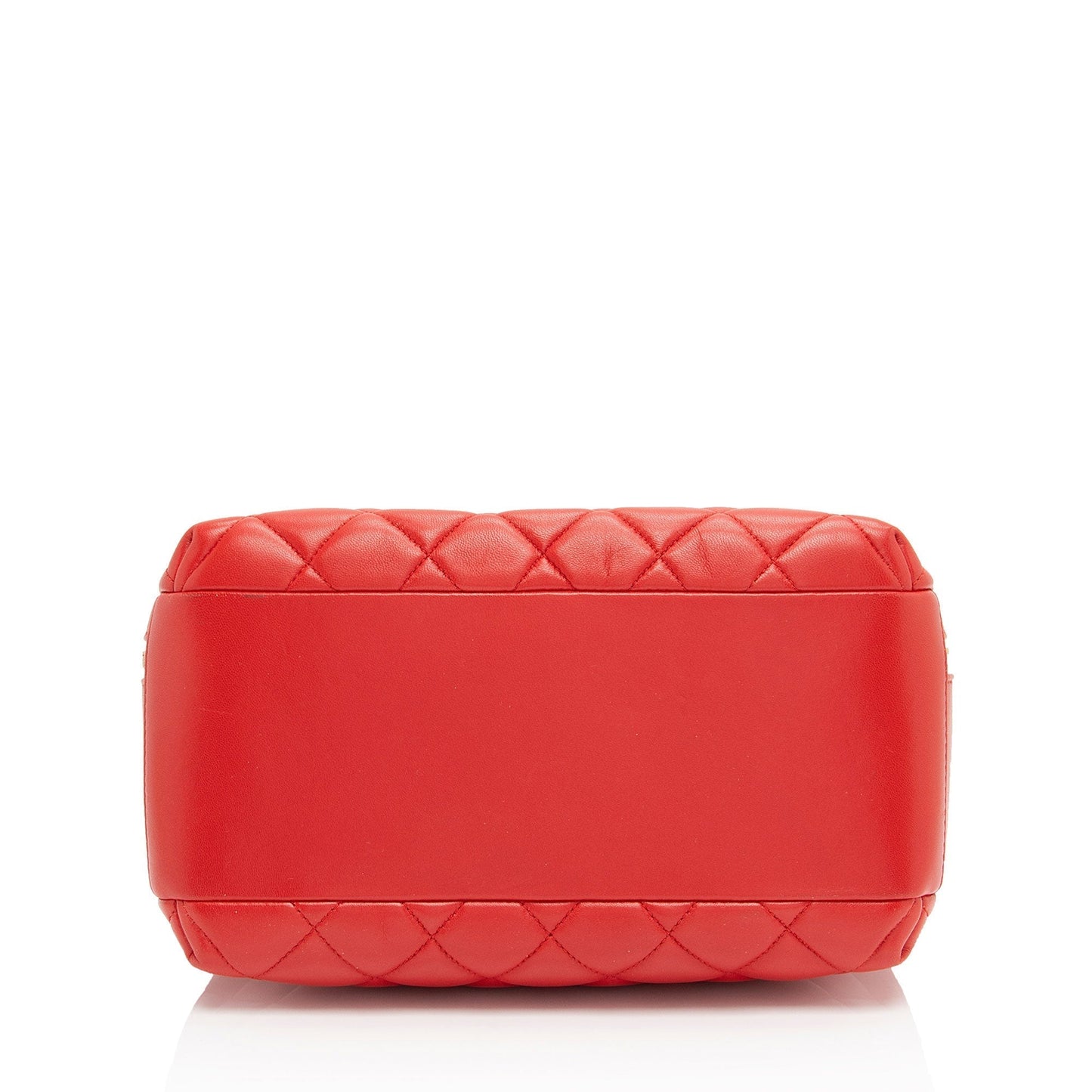 Chanel Lambskin Trendy CC Small Bowling Satchel (SHF-QBNfmU) Handbag