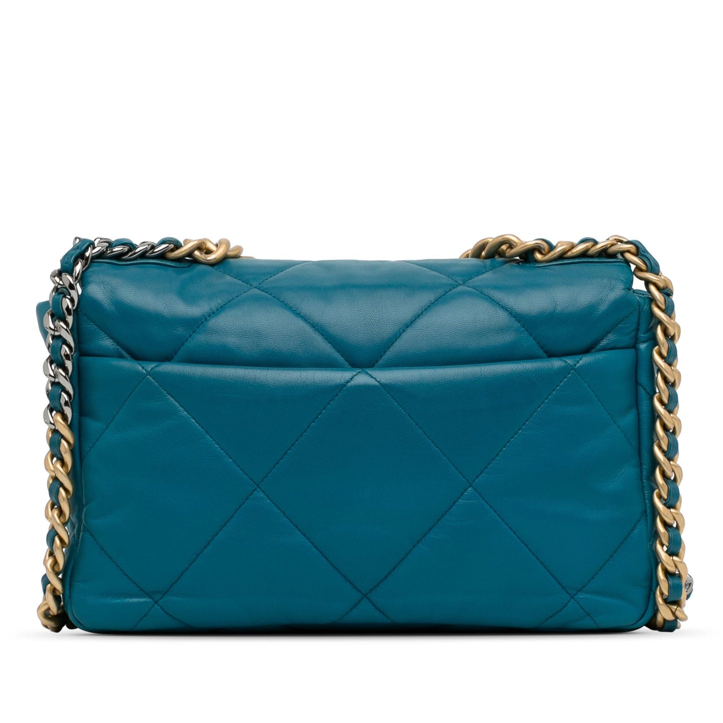 Chanel Large Lambskin 19 Flap (SHG-olIAoj) Shoulder Bag