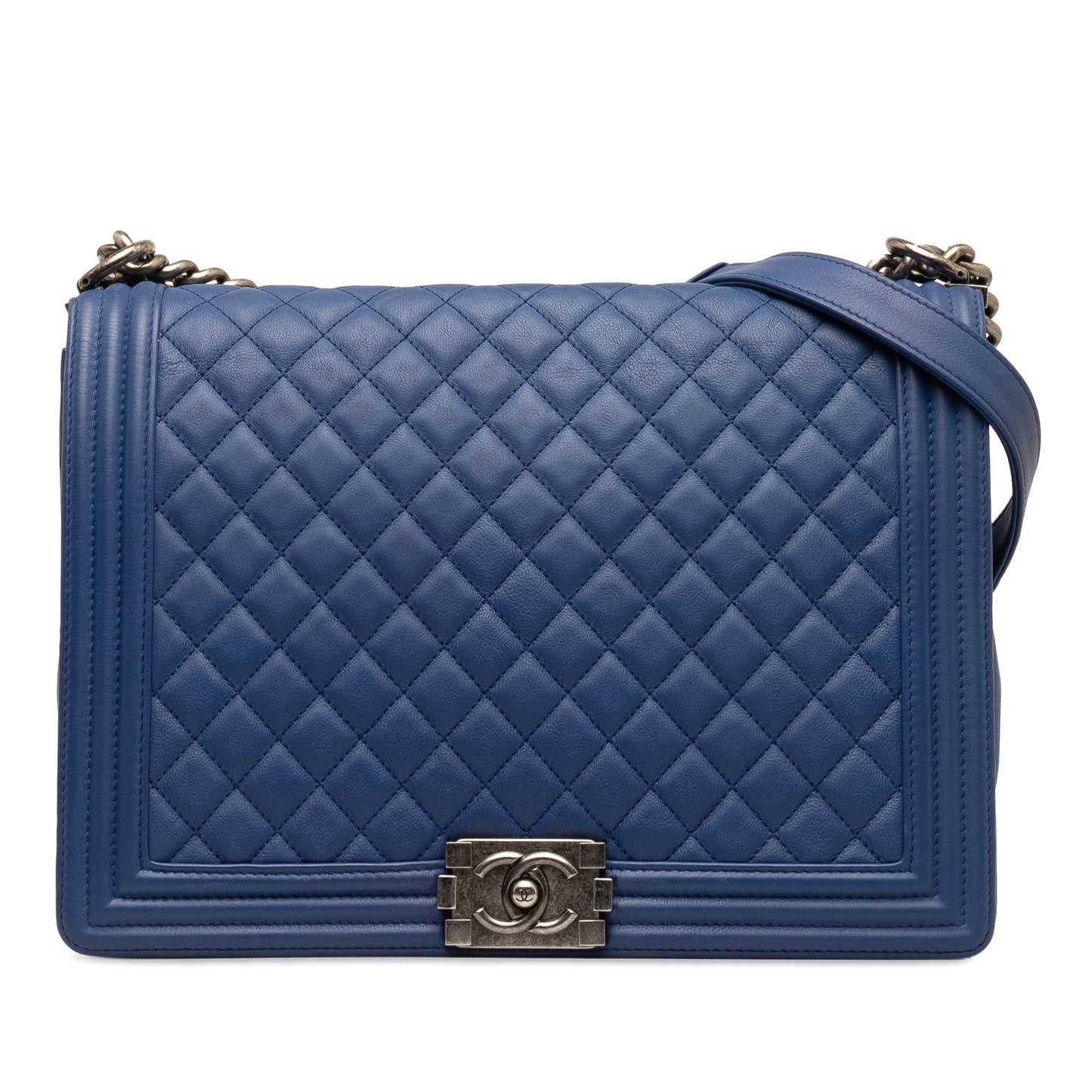 Chanel Large Lambskin Boy Flap (SHG-u6C00y) Shoulder Bag