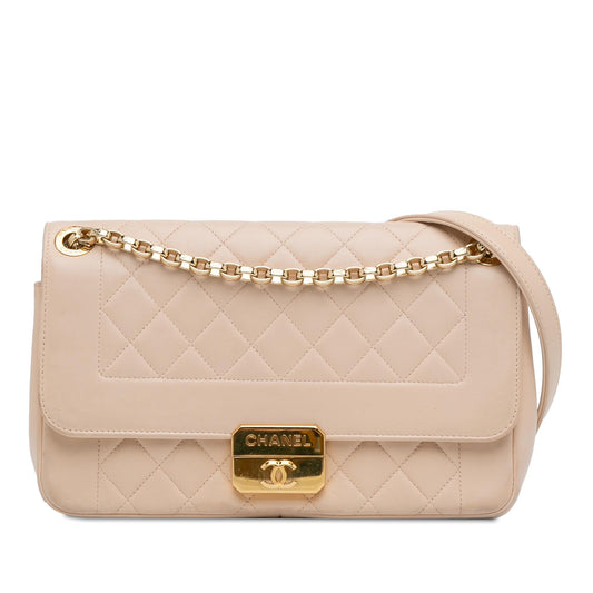 Chanel Large Lambskin Chic With Me Flap (SHG-RWlMpG) Shoulder Bag