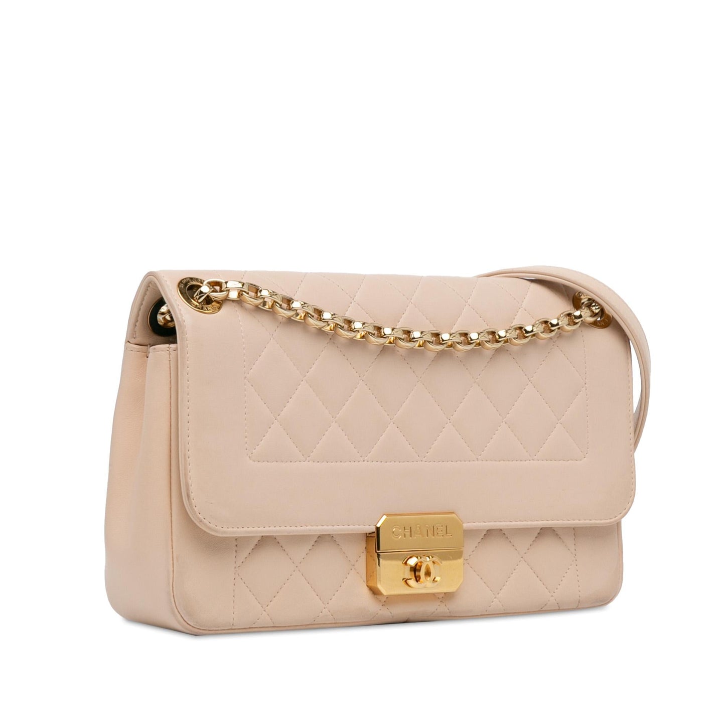 Chanel Large Lambskin Chic With Me Flap (SHG-RWlMpG) Shoulder Bag