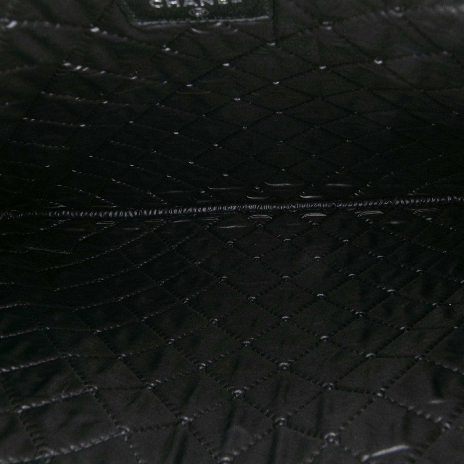 Chanel Large Quilted Caviar Boy O Case Clutch