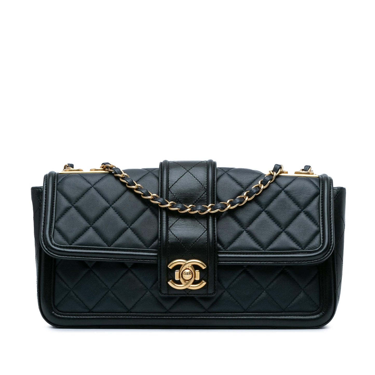 Chanel Large Quilted Lambskin Elegant CC Flap (SHG-wLeTJV) Shoulder Bag