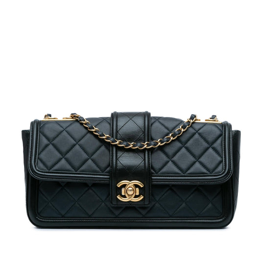 Chanel Large Quilted Lambskin Elegant CC Flap (SHG-wLeTJV) Shoulder Bag
