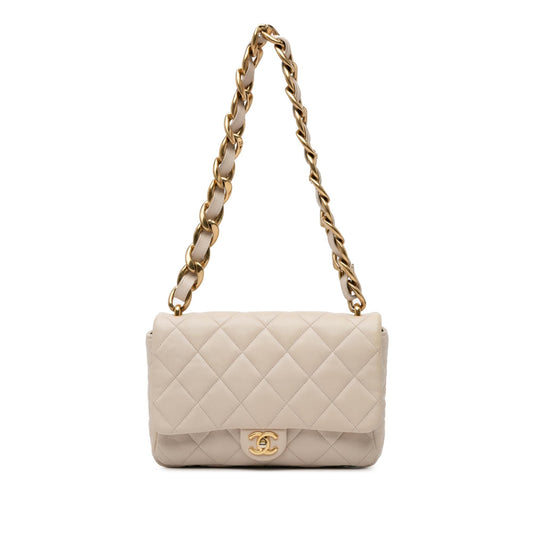 Chanel Large Quilted Lambskin Funky Town Flap (SHG-ZZeFwF) Shoulder Bag