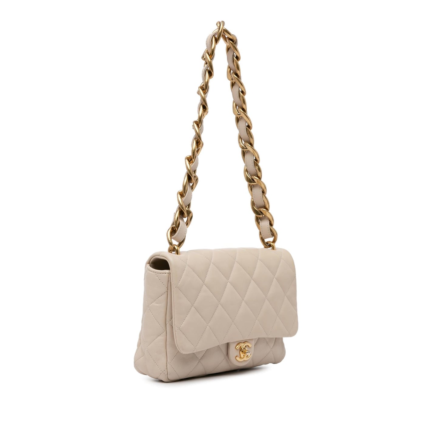 Chanel Large Quilted Lambskin Funky Town Flap (SHG-ZZeFwF) Shoulder Bag