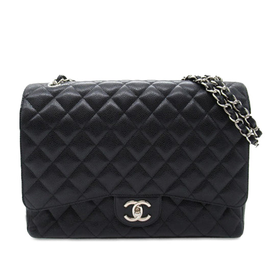 Chanel Maxi Classic Caviar Double Flap (SHG-vrfubg) Shoulder Bag
