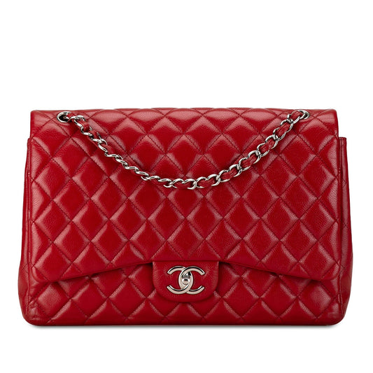 Chanel Maxi Classic Caviar Double Flap (SHG-5RHsXh) Shoulder Bag