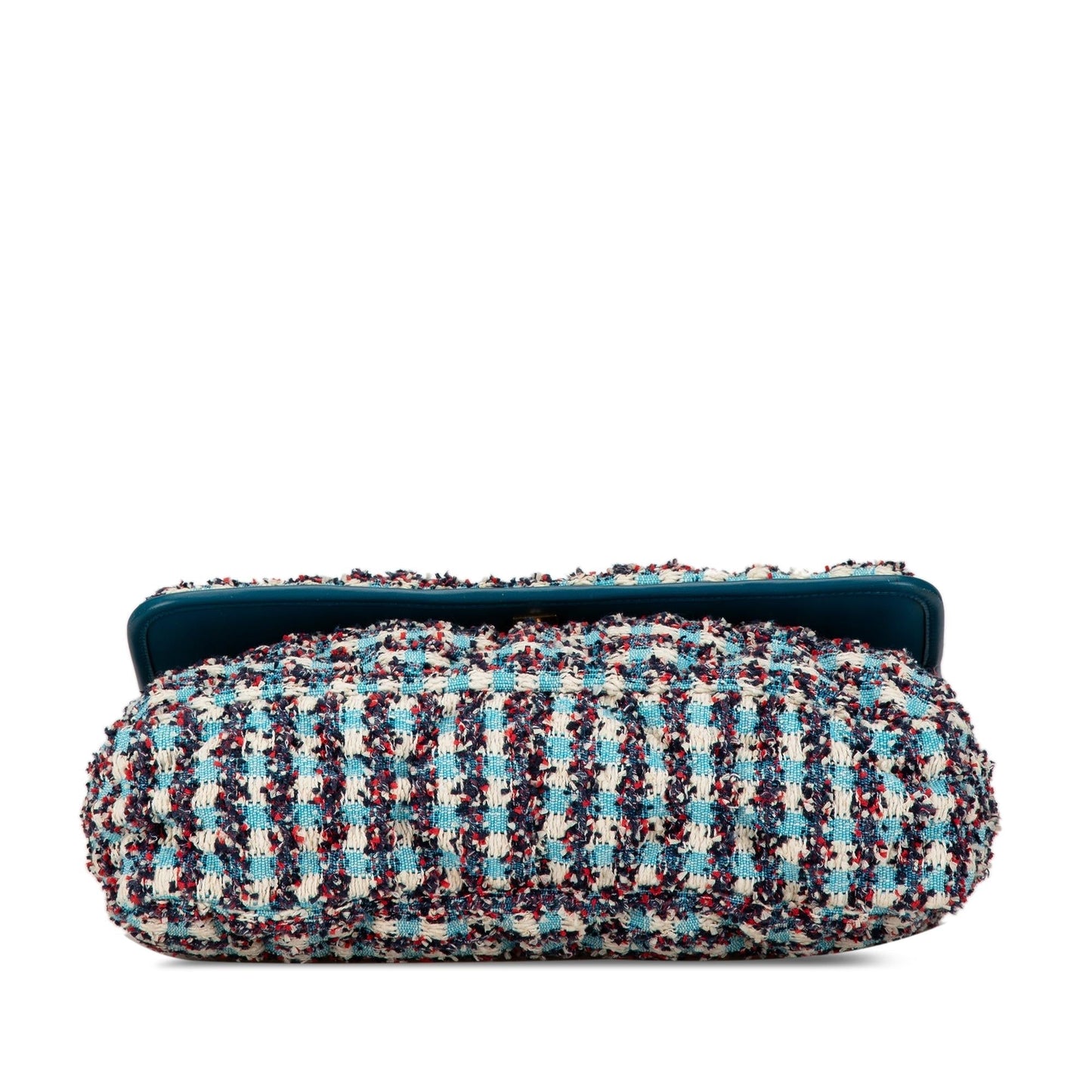 Chanel Maxi Tweed Chesterfield Single Flap (SHG-t8PRWy) Crossbody