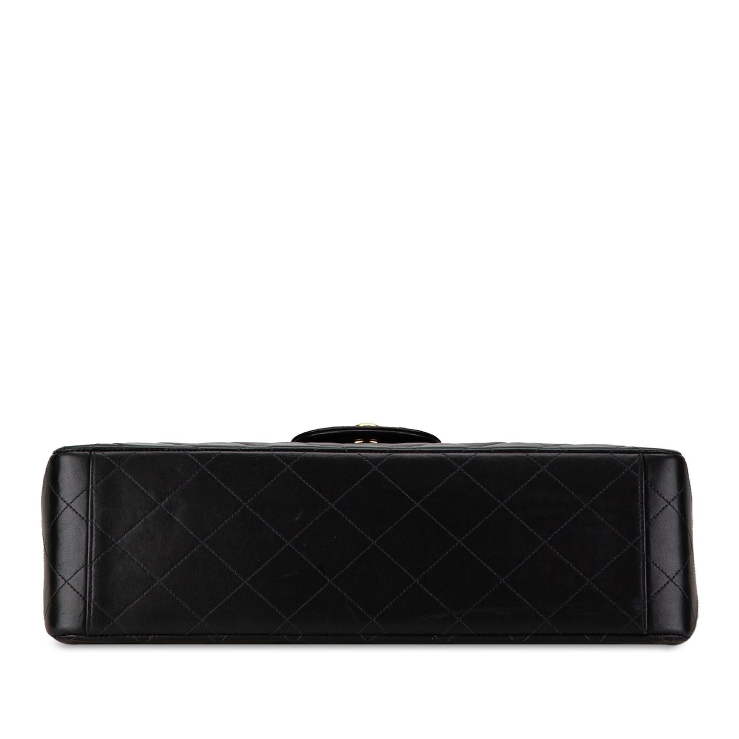 Chanel Maxi XL Classic Lambskin Single Flap (SHG-vNBmIg) Shoulder Bag