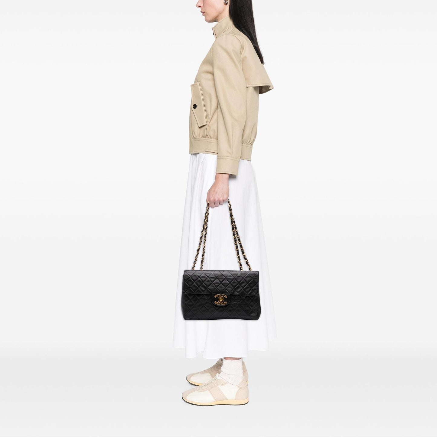 Chanel Maxi XL Classic Lambskin Single Flap