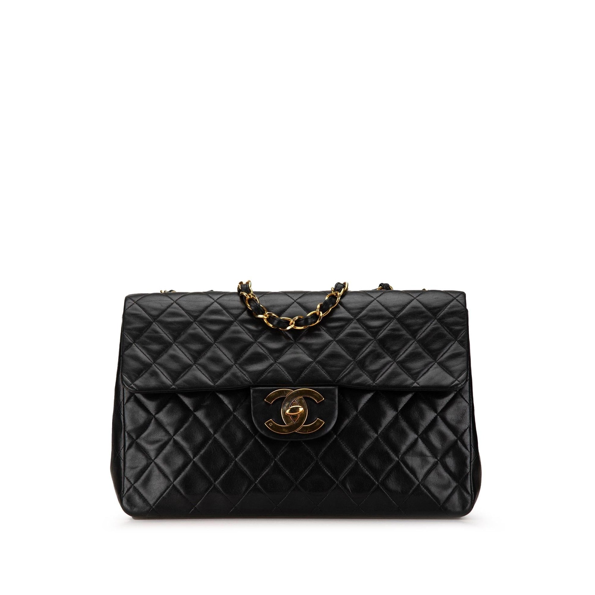 Chanel Maxi XL Lambskin Single Flap (SHG-tOpnx7) Shoulder Bag