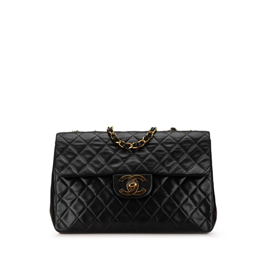 Chanel Maxi XL Lambskin Single Flap (SHG-tOpnx7) Shoulder Bag