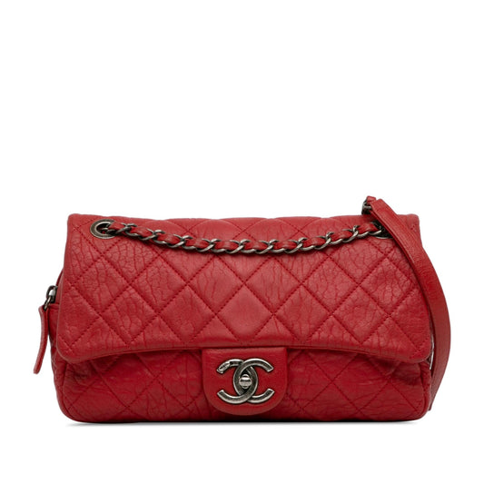 Chanel Medium Calfskin Easy Flap (SHG-oDwhII) Crossbody