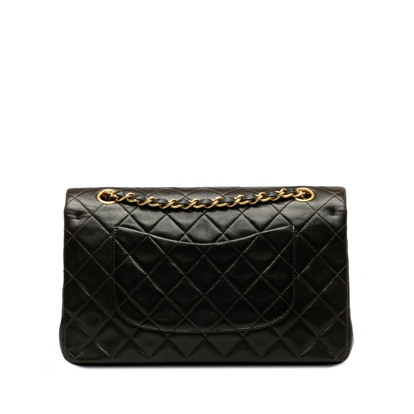 Chanel Medium Classic Lambskin Double Flap (SHG-kZvYcH) Shoulder Bag