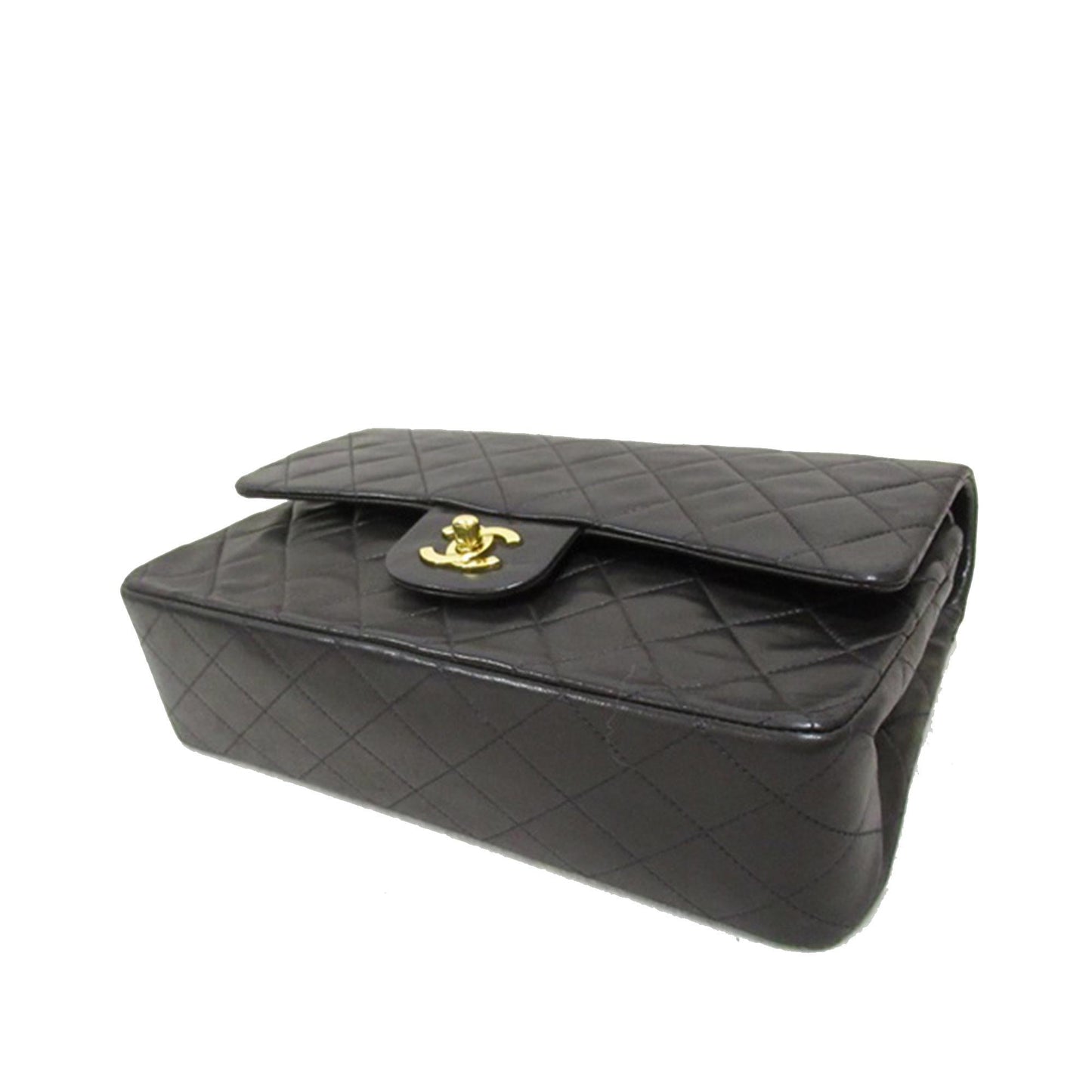 Chanel Medium Classic Lambskin Double Flap (SHG-UXC9dz) Shoulder Bag