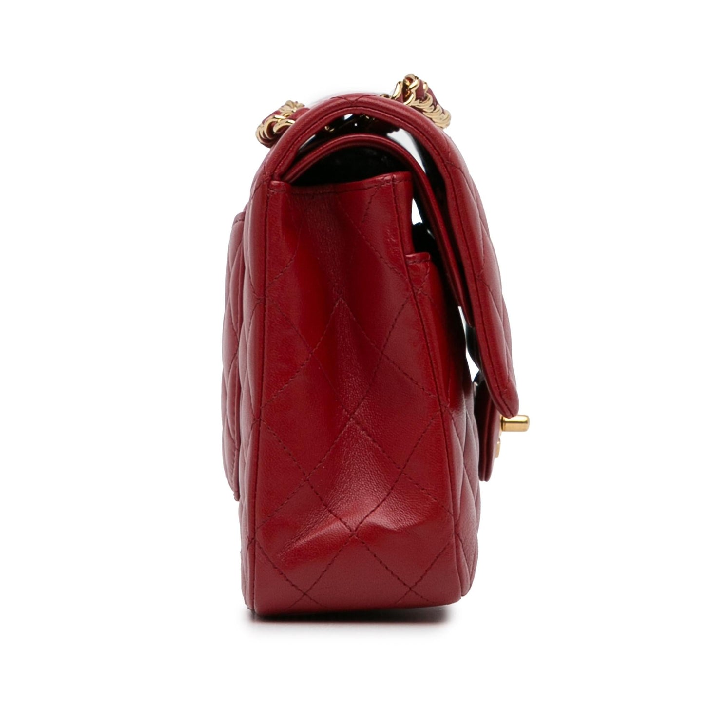 Chanel Medium Classic Lambskin Double Flap (SHG-gYfL1h) Shoulder Bag