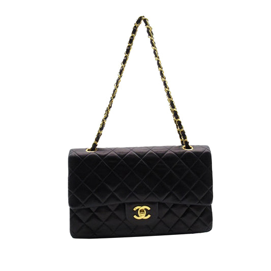 Chanel Medium Classic Lambskin Double Flap (SHG-E2VzzF) Shoulder Bag