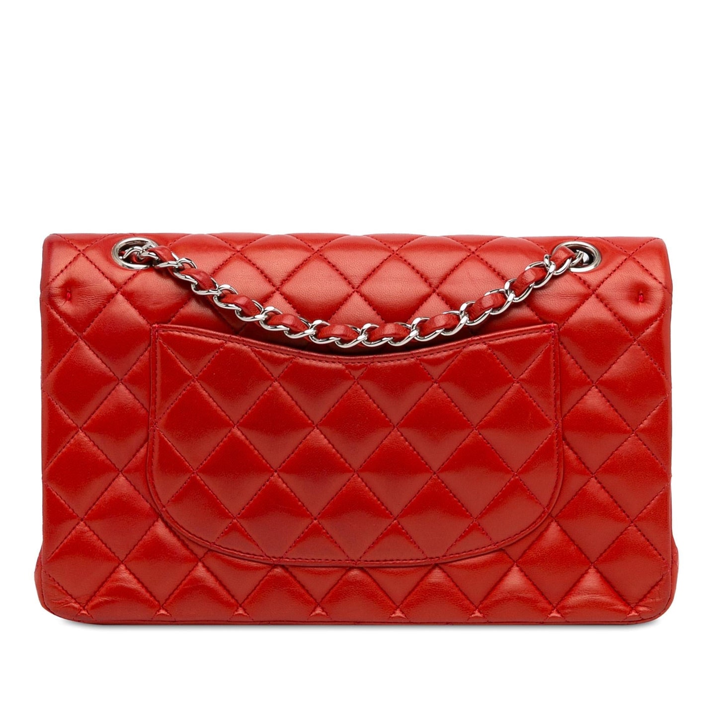 Chanel Medium Classic Lambskin Double Flap (SHG-zQnKMr) Shoulder Bag