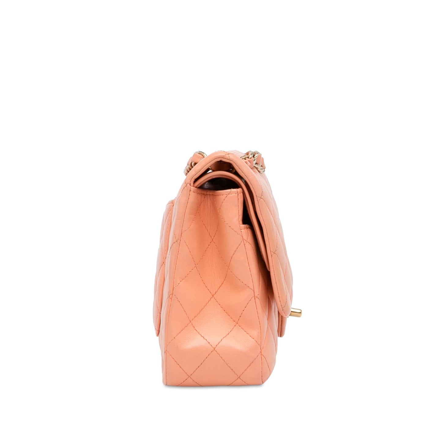 Chanel Medium Classic Lambskin Double Flap (SHG-WfDq9C) Shoulder Bag