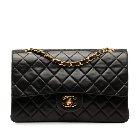 Chanel Medium Classic Lambskin Double Flap (SHG-9pZcmQ) Shoulder Bag