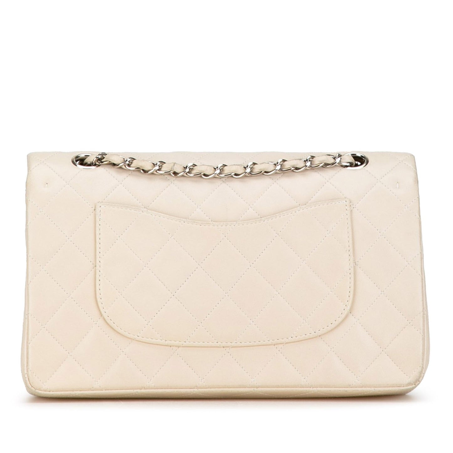 Chanel Medium Classic Lambskin Double Flap (SHG-2QnvV9) Shoulder Bag