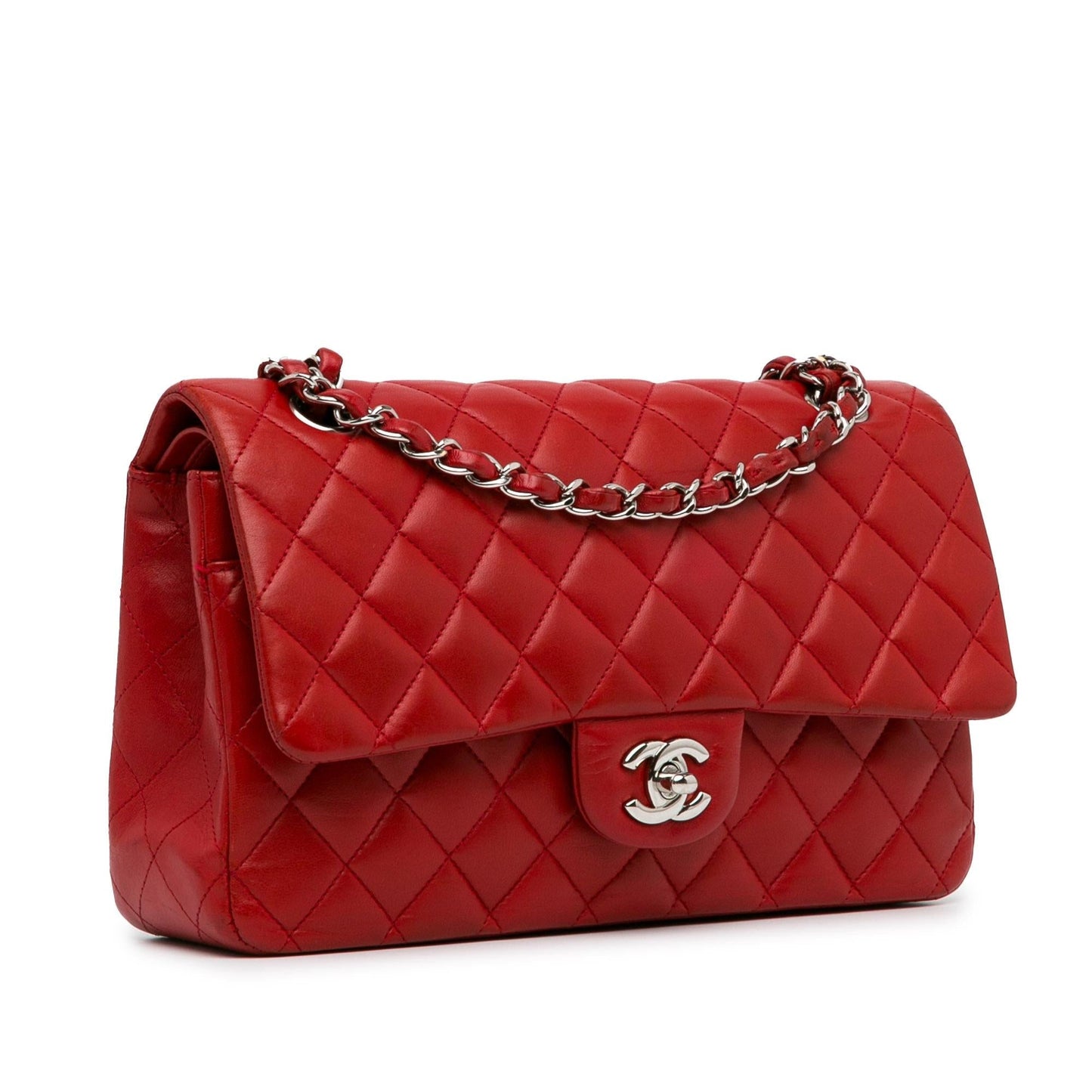 Chanel Medium Classic Lambskin Double Flap (SHG-JiGUz1) Shoulder Bag