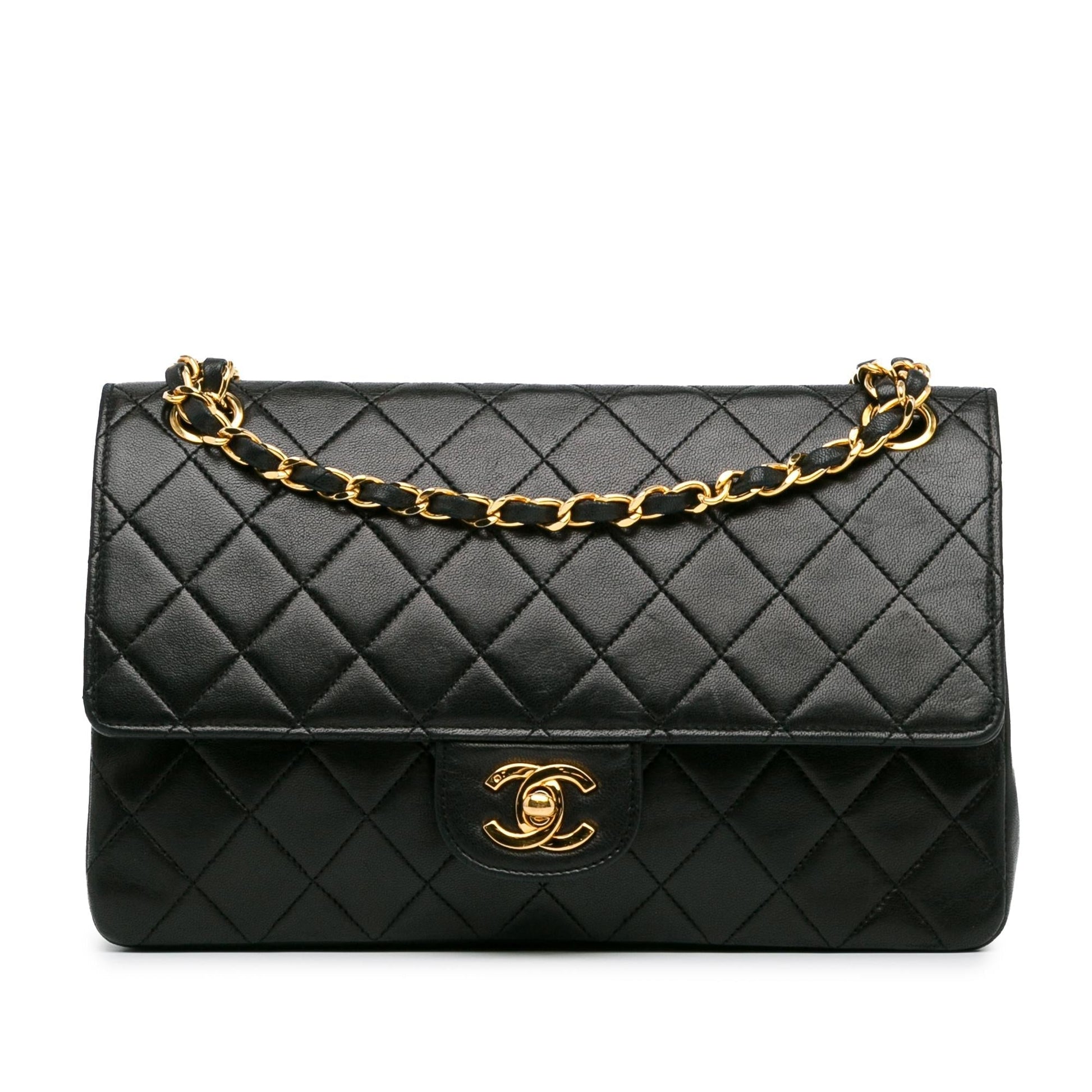 Chanel Medium Classic Lambskin Double Flap (SHG-CWMNTo) Shoulder Bag