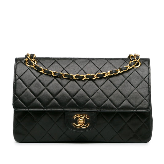 Chanel Medium Classic Lambskin Double Flap (SHG-CWMNTo) Shoulder Bag