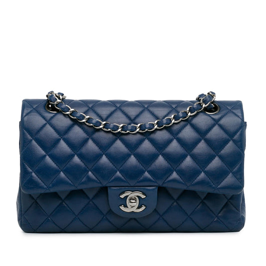 Chanel Medium Classic Lambskin Double Flap (SHG-73rPiu) Shoulder Bag