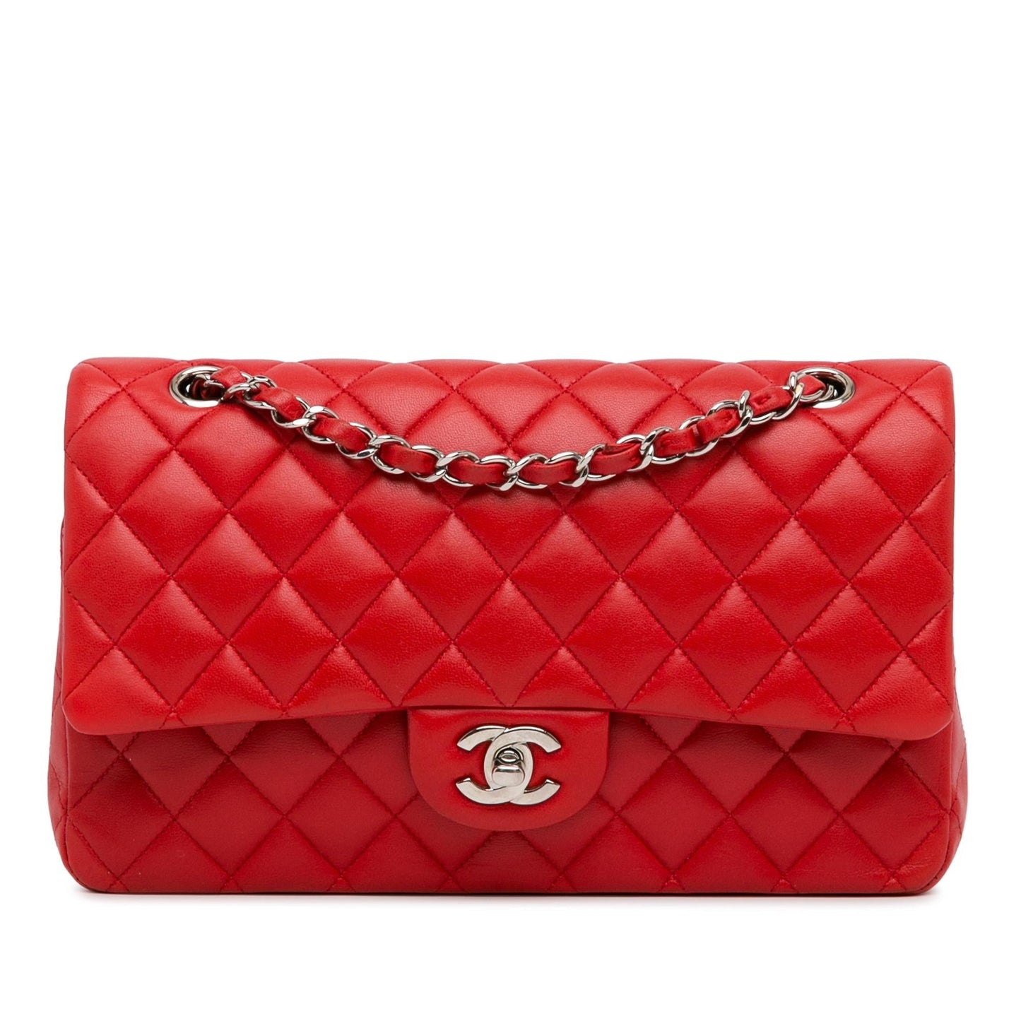 Chanel Medium Classic Lambskin Double Flap (SHG-33Ocyi) Shoulder Bag