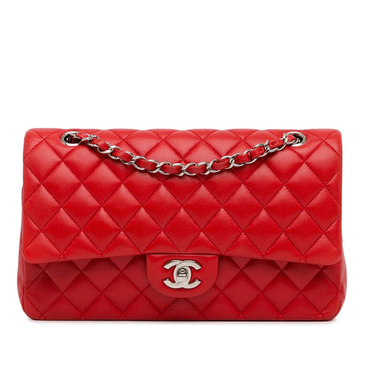 Chanel Medium Classic Lambskin Double Flap (SHG-33Ocyi) Shoulder Bag