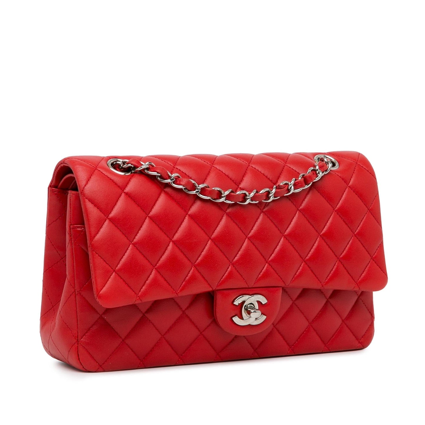 Chanel Medium Classic Lambskin Double Flap (SHG-33Ocyi) Shoulder Bag
