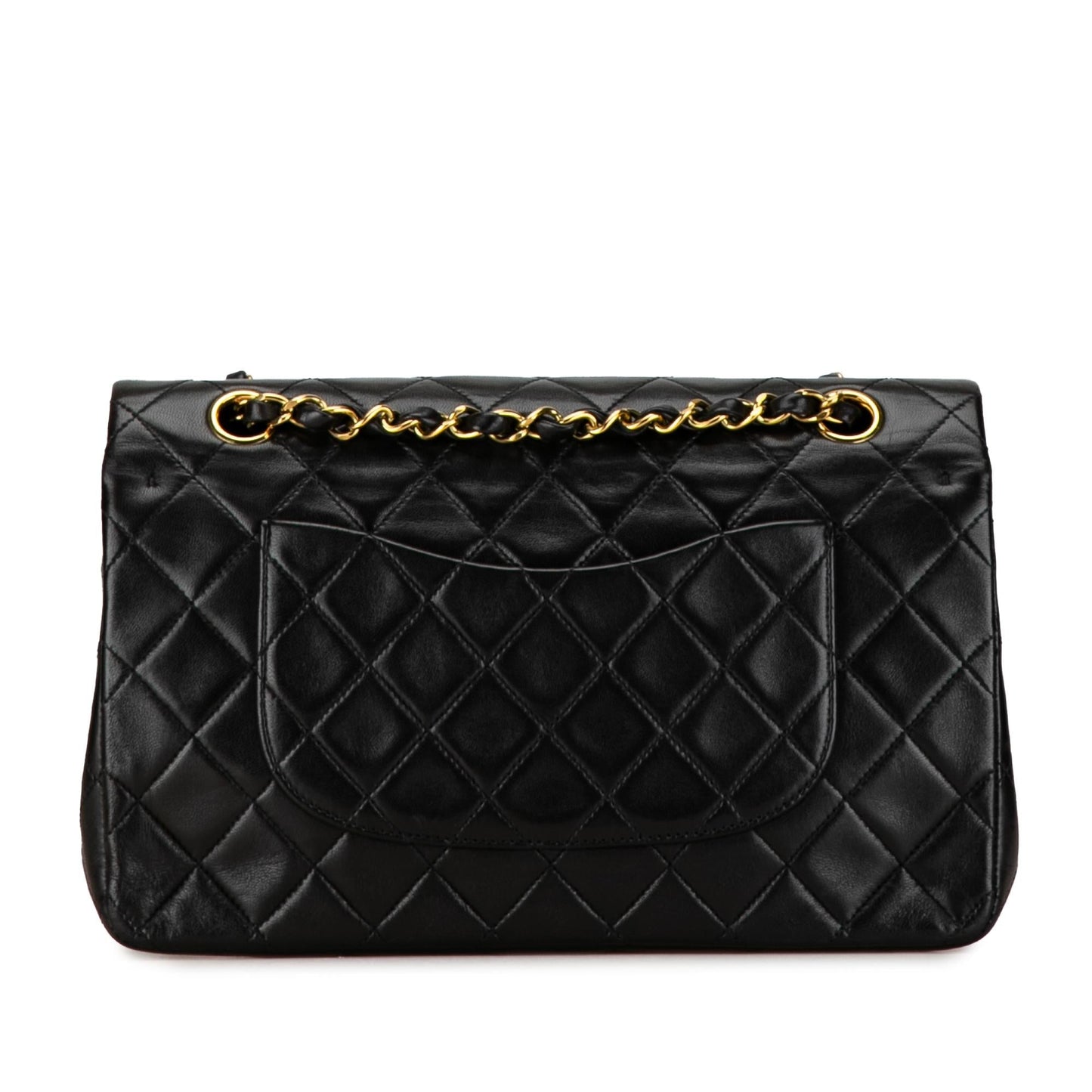 Chanel Medium Classic Lambskin Double Flap (SHG-Jr79oK) Shoulder Bag