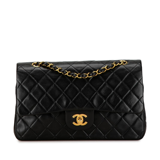 Chanel Medium Classic Lambskin Double Flap (SHG-Jr79oK) Shoulder Bag