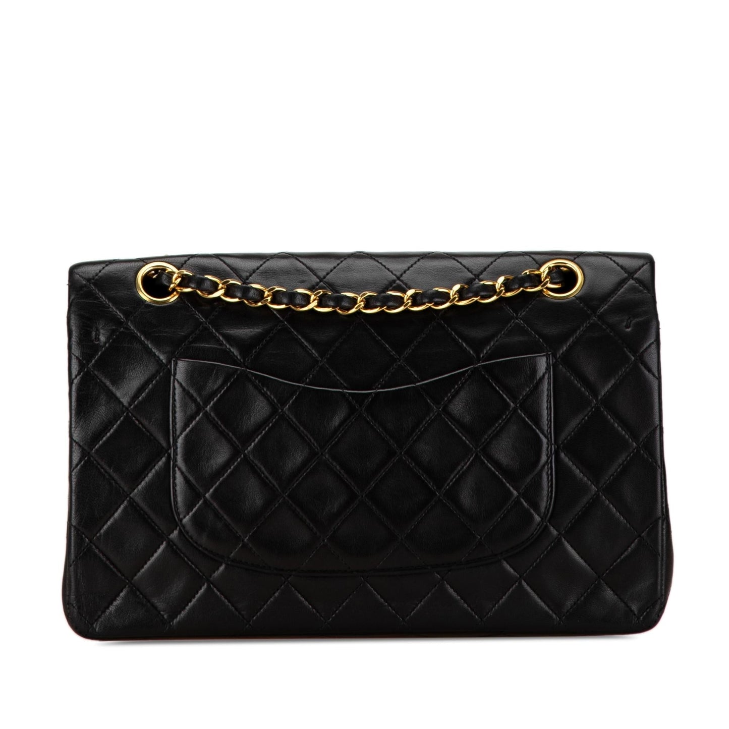 Chanel Medium Classic Lambskin Double Flap (SHG-9BZf7K) Shoulder Bag