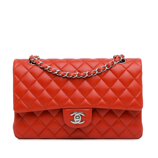 Chanel Medium Classic Lambskin Double Flap (SHG-I8lOJi) Shoulder Bag