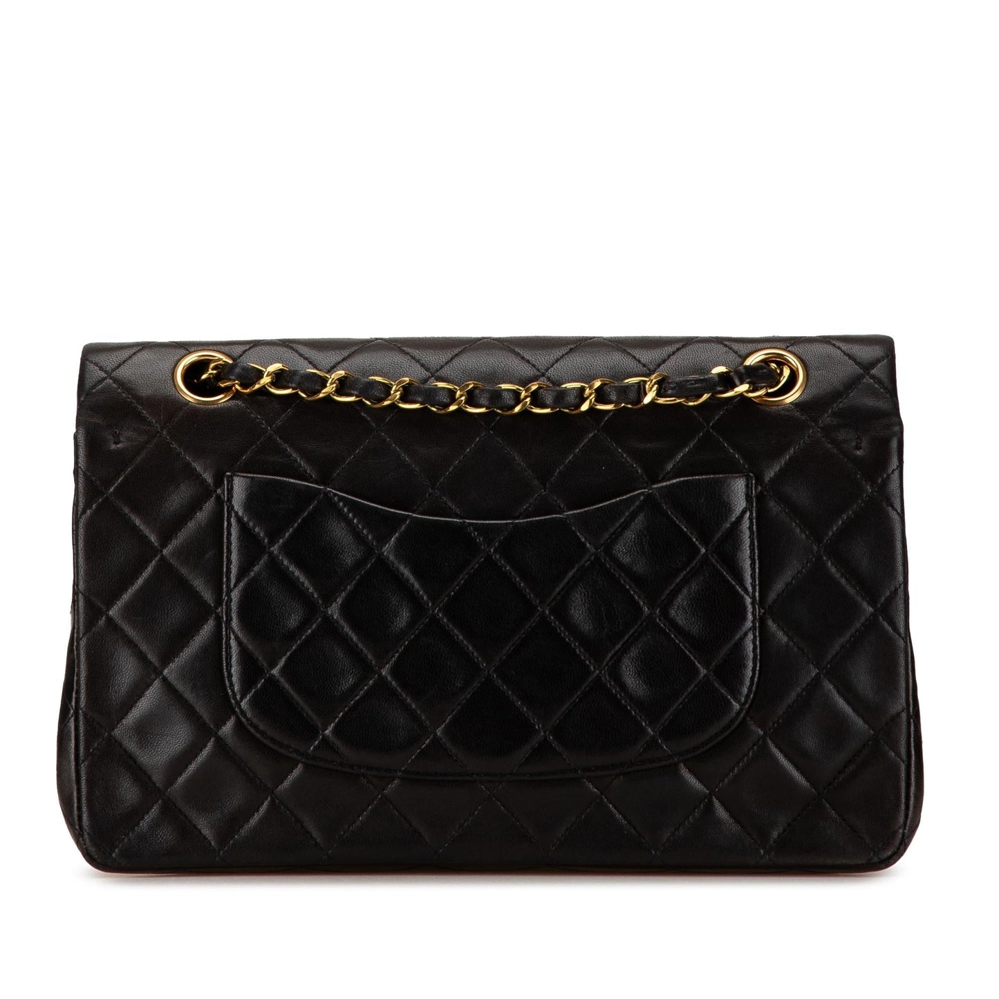 Chanel Medium Classic Lambskin Double Flap (SHG-2BQWuZ) Shoulder Bag