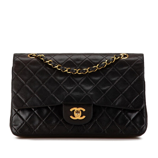 Chanel Medium Classic Lambskin Double Flap (SHG-2BQWuZ) Shoulder Bag