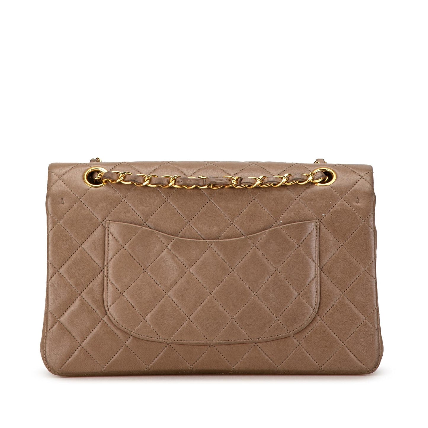 Chanel Medium Classic Lambskin Double Flap (SHG-oPVKa3) Shoulder Bag
