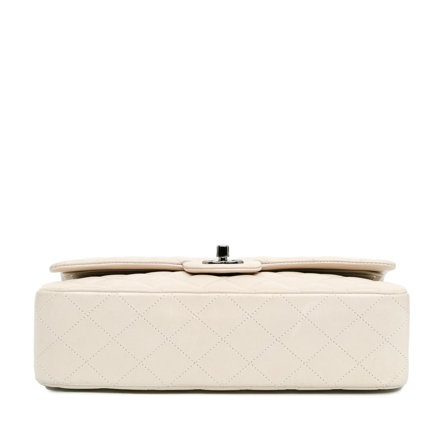 Chanel Medium Classic Lambskin Double Flap (SHG-ouJySv) Shoulder Bag